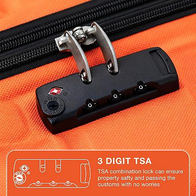 28 in Hardside Carry On Luggage with Wheels, Expandable Lightweight Suitcase,Hardshell Cabin Luggage