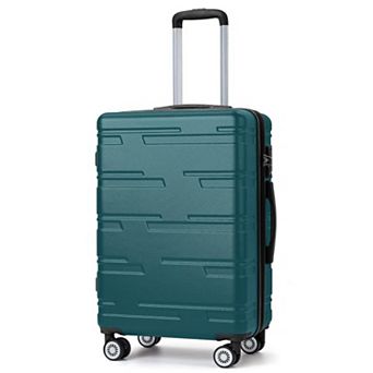 24 in Hardside Carry On Luggage with Wheels,Expandable Lightweight Suitcase,Hardshell Cabin Luggage