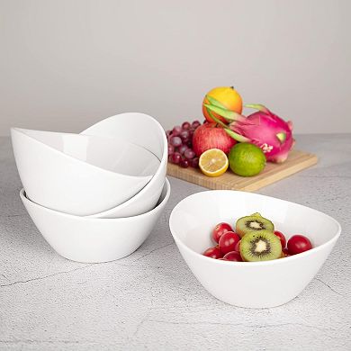 Serving Bowls Set of 4,Resistant Dinnerware Bowls,8" 42-oz Porcelain Bowls for Kitchen
