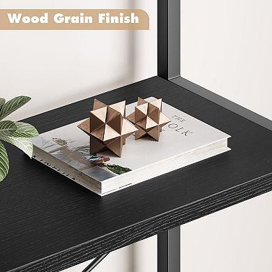 Arched Bookshelf,5 Tier Bookcase,Arched Display Racks,Industrial Book Shelf,Bookshelves,Storage Rack