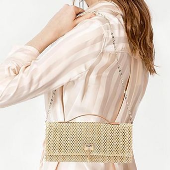 Women's Straw Clutch Purse,Woven Crossbody Bag,Handle Evening Bag,Woven Crossbody Bag Purse