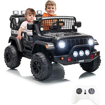 24V 2 Seater Kids Ride On Car with Remote Control, Wide Seat, Music, USB,