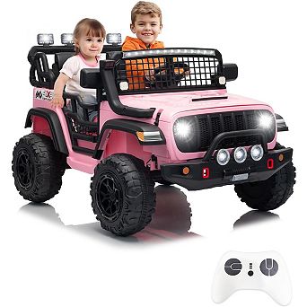 24V 2 Seater Kids Ride On Car with Remote Control, Wide Seat, Music, USB,