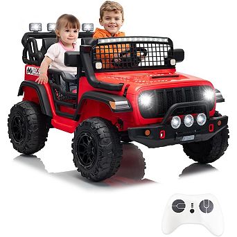 24V 2 Seater Kids Ride On Car with Remote Control, Wide Seat, Music, USB,
