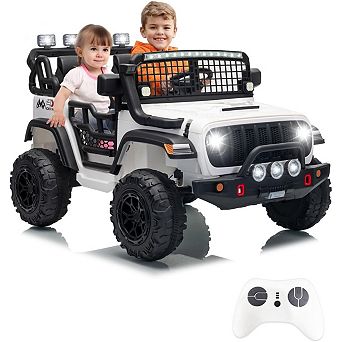 24V 2 Seater Kids Ride On Car with Remote Control, Wide Seat, Music, USB,