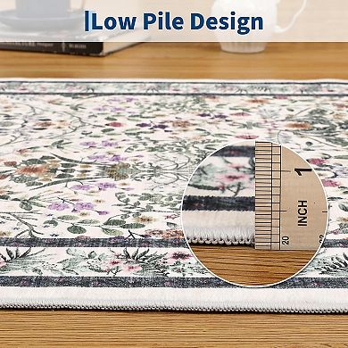 Non - Slip Backing: Ensures the rug stays securely in place on various floor surfaces