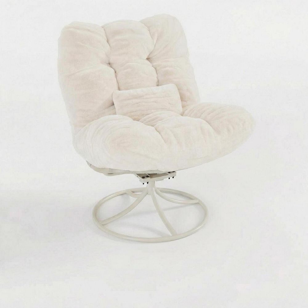 360°Swivel Rocking Oversize Papasan Chair 6.3