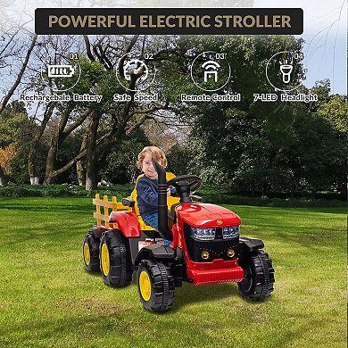 12V Kids Electric Drift Go Kart, Brushless Motor, Outdoor Racing Fun