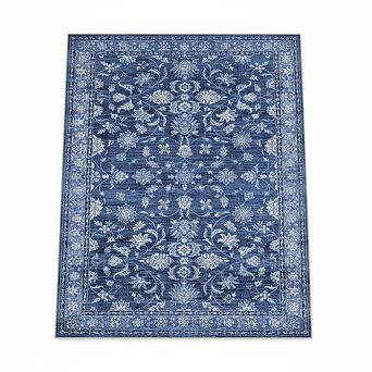 Washable Area Rugs,Large Vintage Rugs, Soft Low Pile，Rubber Backing