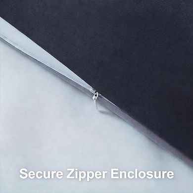 3 pc Duvet Cover Set, Reversible Microfiber with Zipper, Soft Brushed & All Seasonal