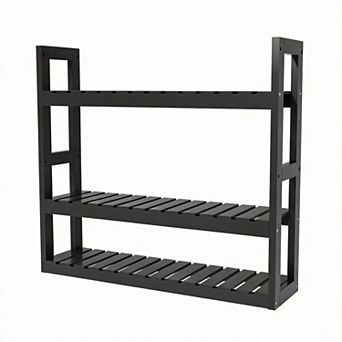 3 tier Over-Toilet Adjustable Wall Mount Bathroom Shelf