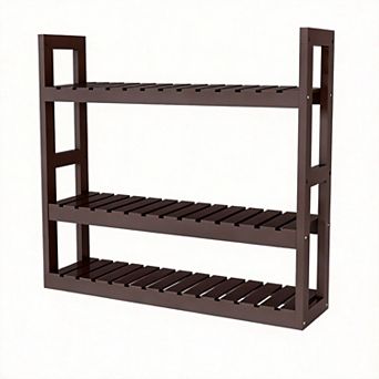 3 tier Over-Toilet Adjustable Wall Mount Bathroom Shelf