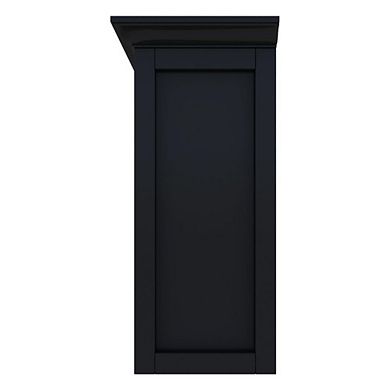1. 8-Cube Black Storage Shelf with Base