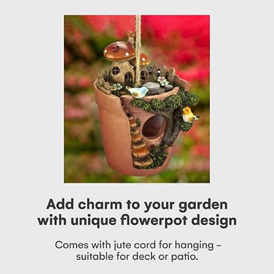 Flower Pot Decorative Hanging Bird House