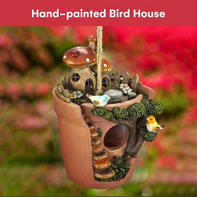 Flower Pot Decorative Hanging Bird House