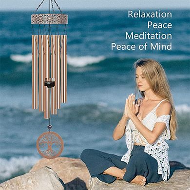 Copper Tree of Life Wind Chime