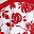 Red Floral Red