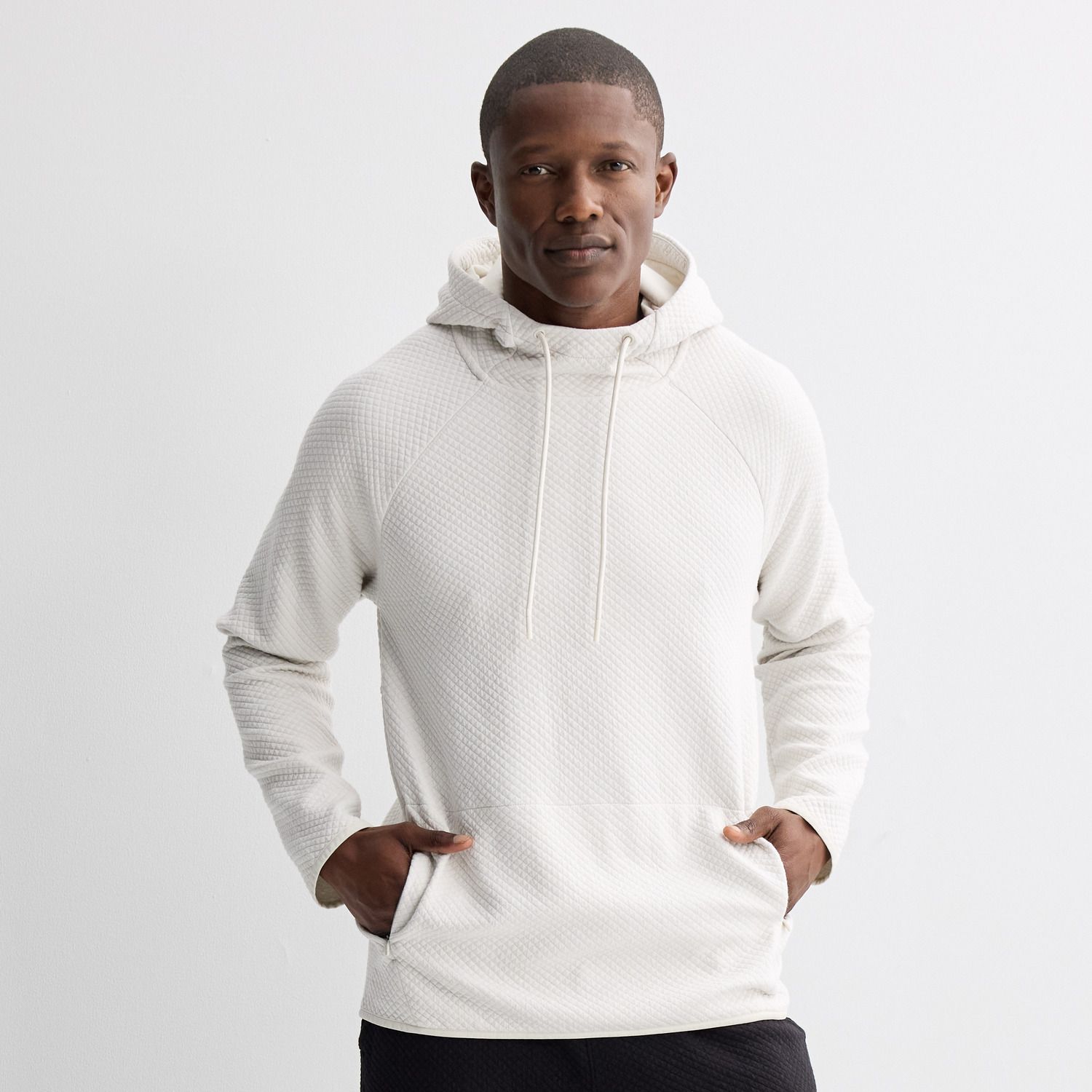 Мужское худи FLX Diamond Fleece, цвет: Бежевый — фото 1