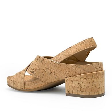 Aerosoles Chrystie Women's Block Heel Slingback Sandals