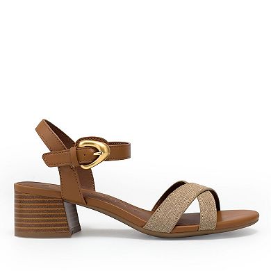 Aerosoles Cinzia Women's Block Heel Sandals With Buckle Accent