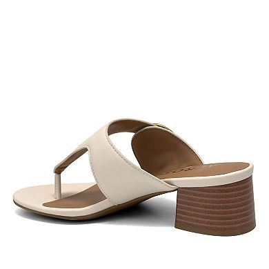 Aerosoles Cloude Women's T-Strap Block Heel Sandals