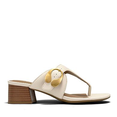 Aerosoles Cloude Women's T-Strap Block Heel Sandals