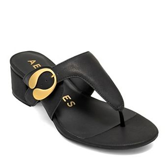 Aerosoles Cloude Women's T-Strap Block Heel Sandals