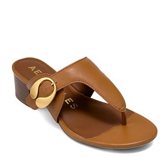Aerosoles Cloude Women's T-Strap Block Heel Sandals