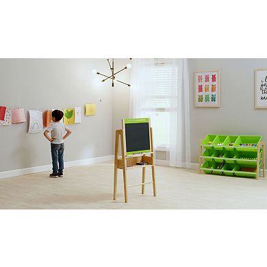 Humble Crew My First Art Studio With Reversible Chalkboard & Storage Bins