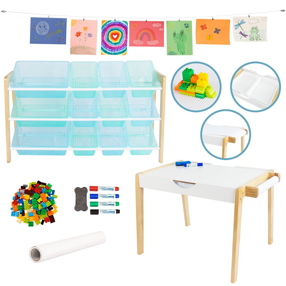 Humble Crew My Little Play Space Activity Table & Storage Bins