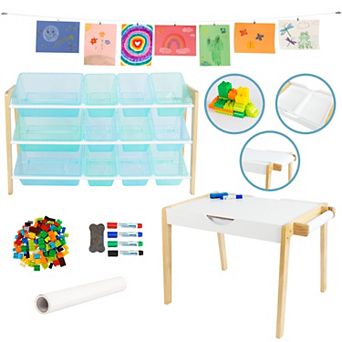 Humble Crew My Little Play Space Activity Table & Storage Bins