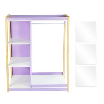 Humble Crew My Wardrobe Station with Shelves and Hanging Rod