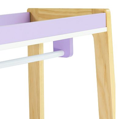 Humble Crew My Wardrobe Station with Shelves and Hanging Rod