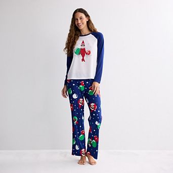 Women's Jammies For Your Families® Elf On The Shelf Pajama Top & Pajama Bottoms Set