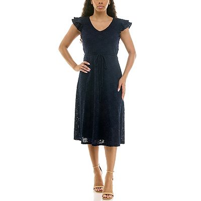nina leonard dress Women's Mock Neck Pleated fitting silhouette flatters your shape Buy Nina Leonard, Nina Leonard