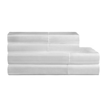 Juicy Couture Silky Satin Damask Sheet Set with Pillowcases