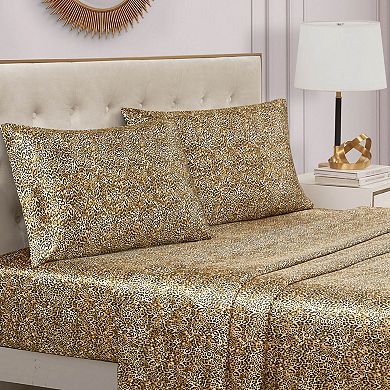 Juicy Couture Silky Satin Sheet Set with Pillowcases