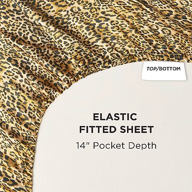 Juicy Couture Silky Satin Sheet Set with Pillowcases