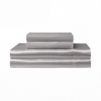 Juicy Couture Silky Satin Sheet Set with Pillowcases