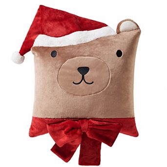 Cuddl Duds® Santa Bear Character Throw Pillow