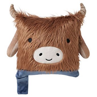Cuddl Duds® Highland Cow Character Throw Pillow