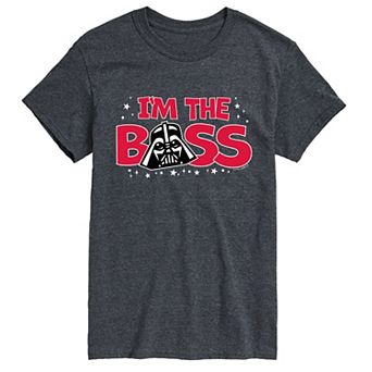 Big & Tall Star Wars Darth Vader I'm The Boss Graphic Tee