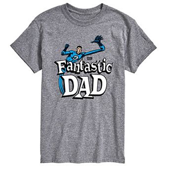 Big & Tall Marvel The Fantastic Four Fantastic Dad Graphic Tee