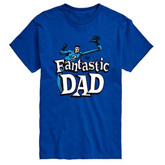 Big & Tall Marvel The Fantastic Four Fantastic Dad Graphic Tee