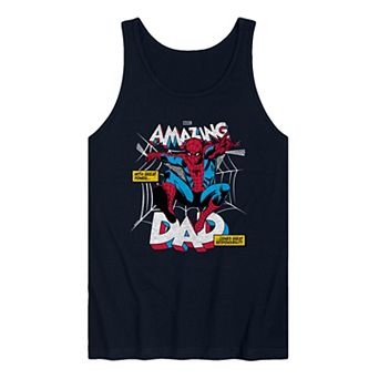 Men's Marvel Spider-Man Amazing Dad Graphic Tank Top