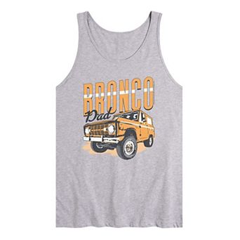 Men's Ford Bronco Dad Vintage Graphic Tank Top