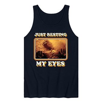 Men's Star Wars Just Resting My Eyes Graphic Tank Top