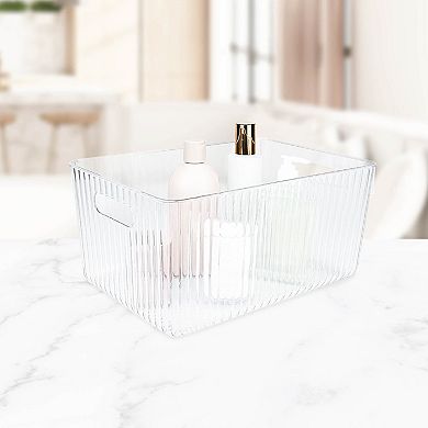 Belle Maison Fluted Storage Bin 2-Pack Set