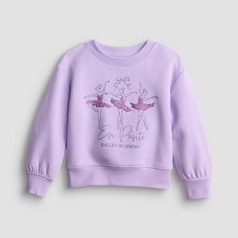 Girls 4-12 Jumping Beans® Core Fleece Crew Sweatshirt