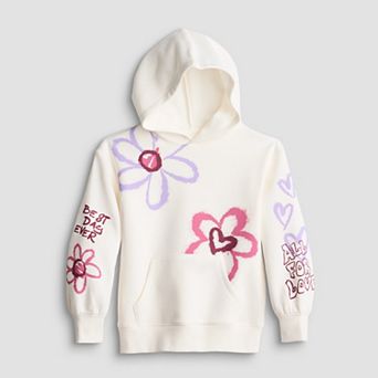 Girls 4-12 Jumping Beans® Core Fleece Hoodie Sweatshirt